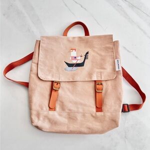 Belmond Luxury Travel Canvas Backpack Venice Gondolier Seagull nWOT